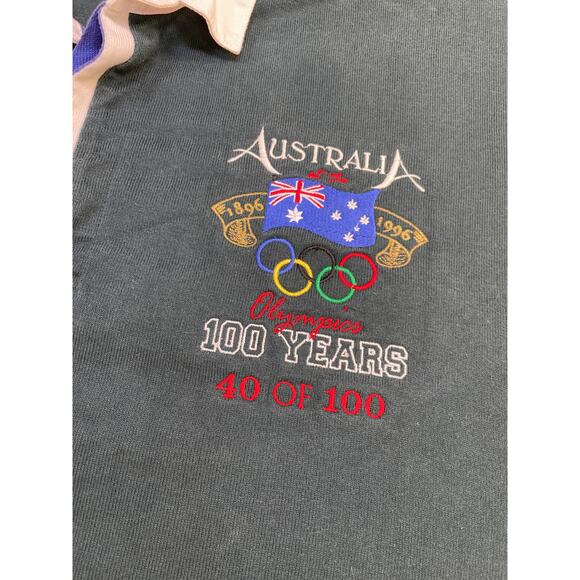 Canterbury Vintage Mens Australia Olympics International Rugby Jersey Polo XL - Picture 5 of 16